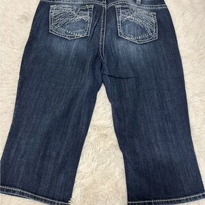 Silver Jeans Blue Ankle Cropped Denim